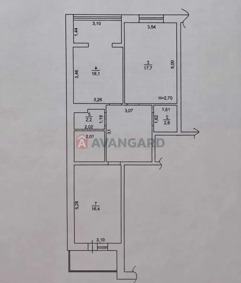 Продам 2-кімнатну квартиру, Киевская обл., Киево-Святошинский, Крюковщина, Відродження